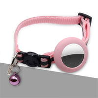 Collare per gatti Pawvella Felix Track colore rosa, elegante e visibile