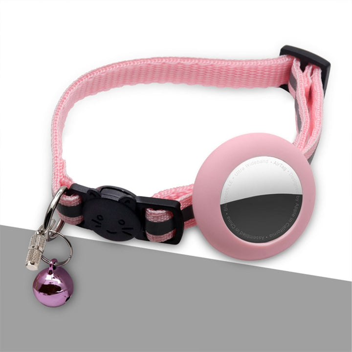 Collare per gatti Pawvella Felix Track colore rosa, elegante e visibile