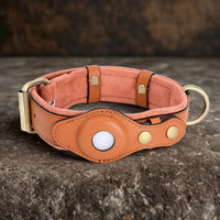 Colore marrone del collare in pelle Argo