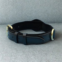 Cinturino collare pelle Argo nero retro