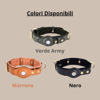 Tris di collari Argo in vera pelle nei colori disponibili
