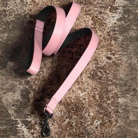 guinzaglio in tessuto nylon rex nel colore rosa