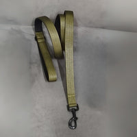 guinzaglio in tessuto nylon rex nel colore verde army