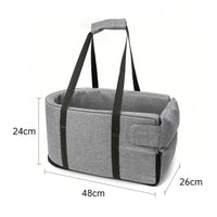 Trasportino Pawvella Paw-Go per cani e gatti con dimensioni 48x26x24 cm