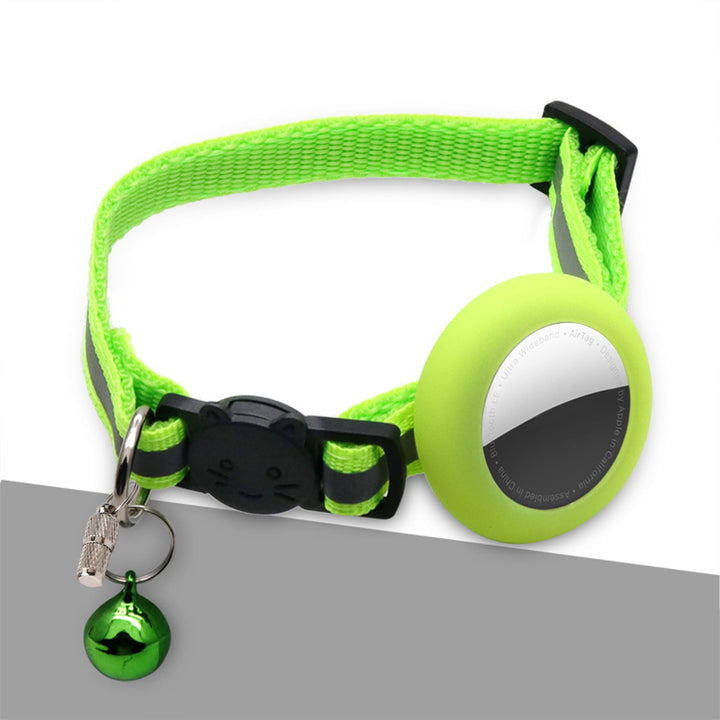 Collare per gatti Pawvella Felix Track colore verde, vivace e moderno