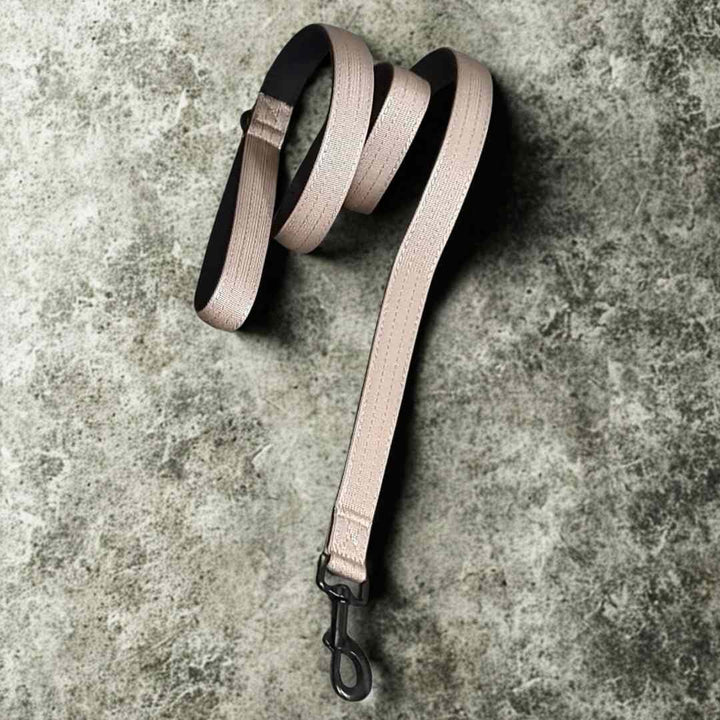Guinzaglio tessuto nylon Rex colore beige
