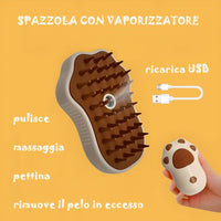 Spazzola massaggiante Pawvella Paw per gatti e cani