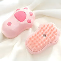 Spazzola Pawvella Paw colore rosa, delicata ed elegante per cani e gatti