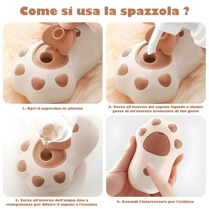 Spazzola Pawvella Paw ideale per l'uso quotidiano
